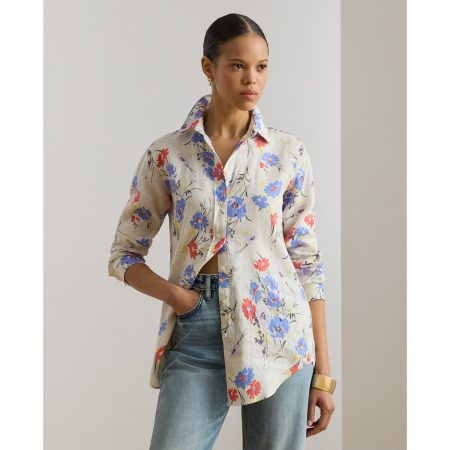 Ralph Lauren Relaxed Fit Floral Linen Shirt