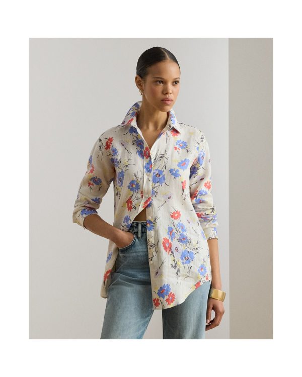 Ralph Lauren Relaxed Fit Floral Linen Shirt