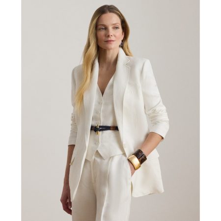 Ralph Lauren Linen-Blend Twill Blazer