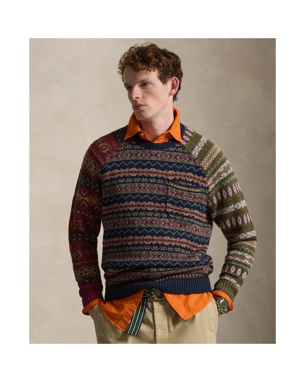 Polo Ralph Lauren Color-Blocked Fair Isle Sweater