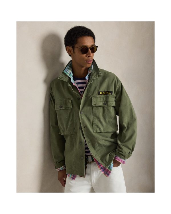 Polo Ralph Lauren Relaxed Fit Herringbone Twill Overshirt