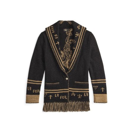 Ralph Lauren Wool-Silk Western Cardigan Jacket