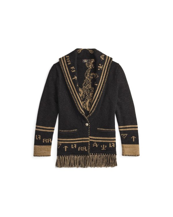 Ralph Lauren Wool-Silk Western Cardigan Jacket
