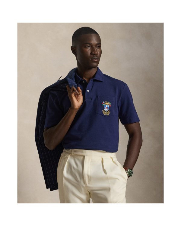 Polo Ralph Lauren Classic Fit Crest Mesh Polo Shirt