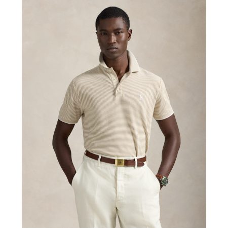 Polo Ralph Lauren Classic Striped Stretch Mesh Polo Shirt