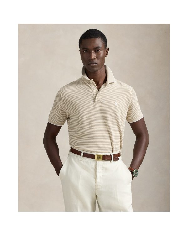 Polo Ralph Lauren Classic Striped Stretch Mesh Polo Shirt