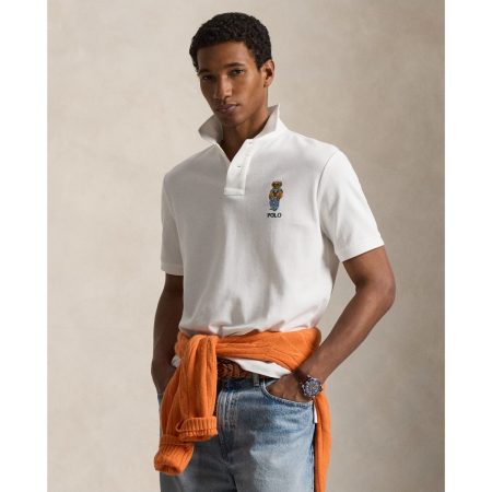 Polo Ralph Lauren Classic Fit Polo Bear Mesh Polo Shirt
