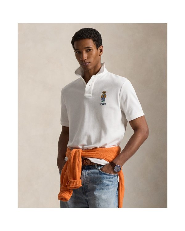Polo Ralph Lauren Classic Fit Polo Bear Mesh Polo Shirt