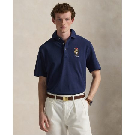 Polo Ralph Lauren Classic Fit Polo Bear Mesh Polo Shirt