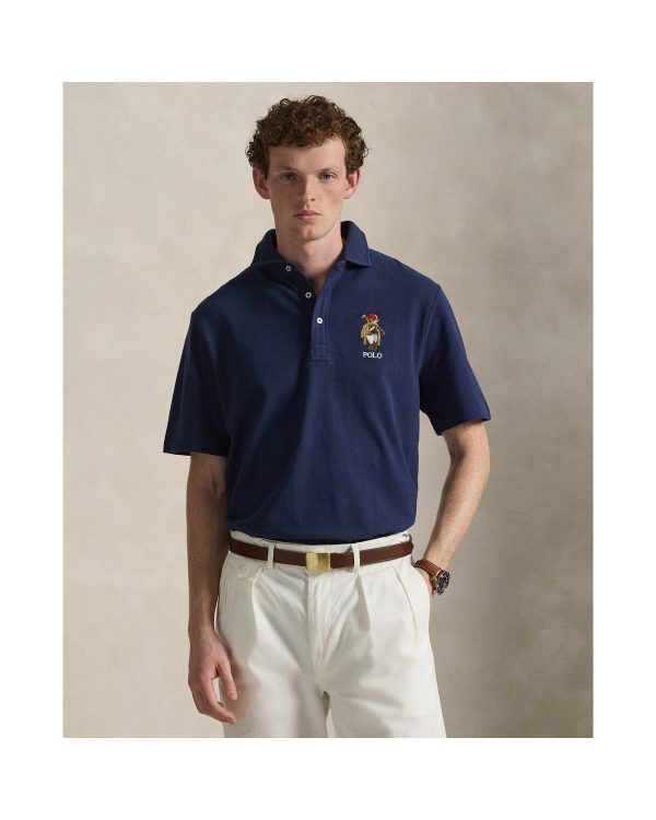 Polo Ralph Lauren Classic Fit Polo Bear Mesh Polo Shirt