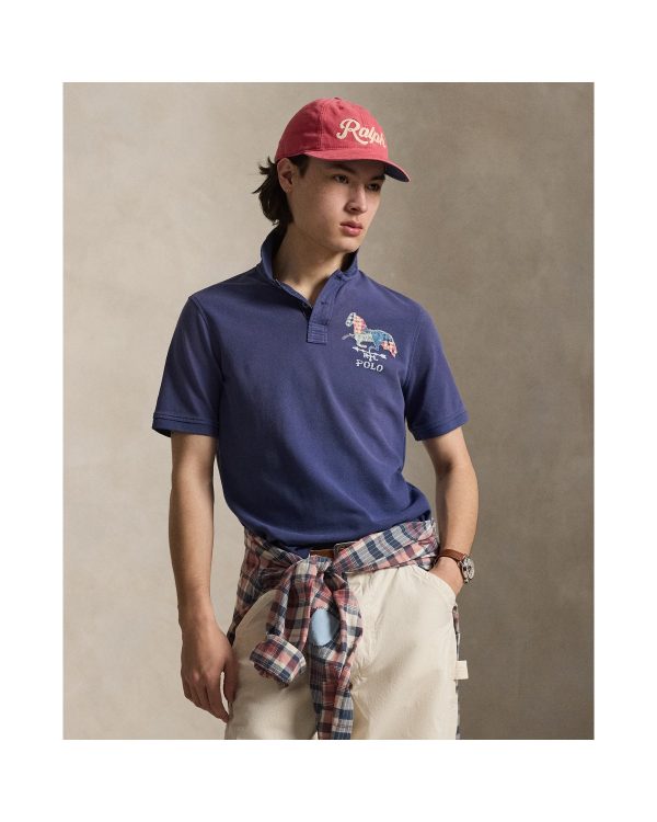 Polo Ralph Lauren Classic Fit Horse Appliquéd Polo Shirt
