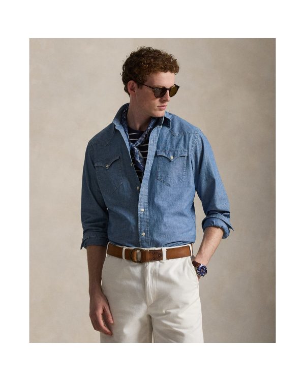 Polo Ralph Lauren Classic Fit Chambray Western Shirt