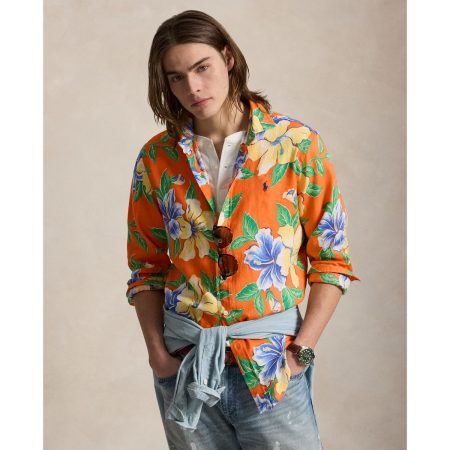 Polo Ralph Lauren Classic Fit Tropical Floral Linen Shirt