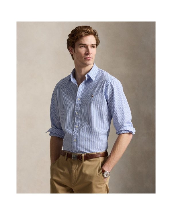 Polo Ralph Lauren Classic Fit Striped Seersucker Shirt
