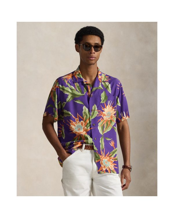 Polo Ralph Lauren Classic Fit Tropical Floral Camp Shirt