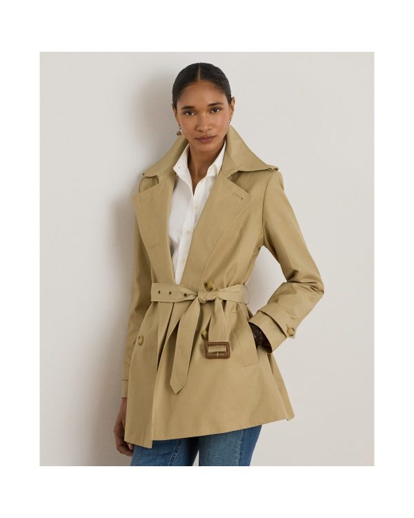 Ralph Lauren Double-Breasted Cotton-Blend Trench Coat