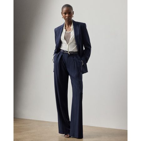 Ralph Lauren Jody Striped Wool Pant