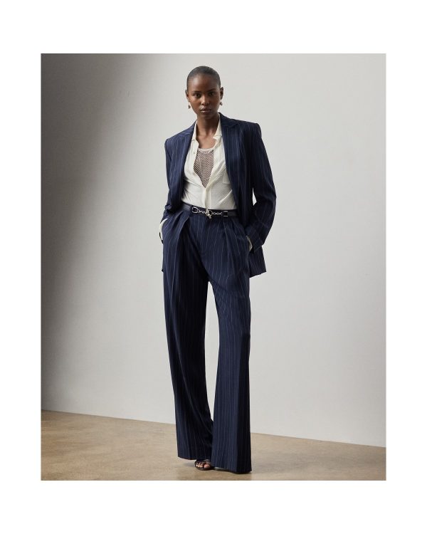 Ralph Lauren Jody Striped Wool Pant