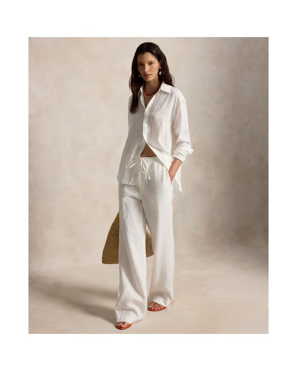Ralph Lauren Linen Drawstring Pant