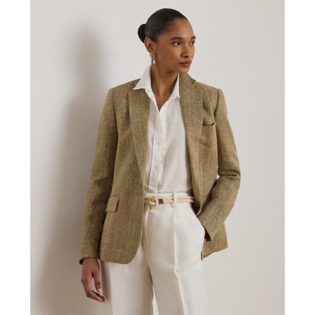 Ralph Lauren Linen Herringbone Blazer