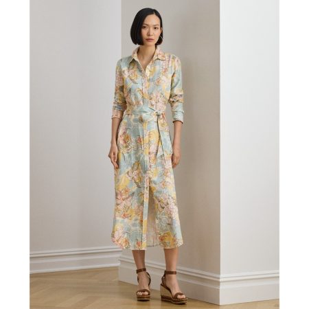 Ralph Lauren Floral Linen Shirtdress