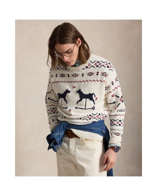 Polo Ralph Lauren Weather Vane Cotton-Blend Sweater