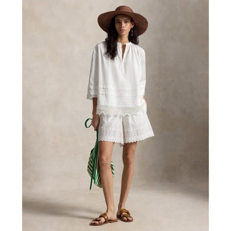 Ralph Lauren Cotton Eyelet Short