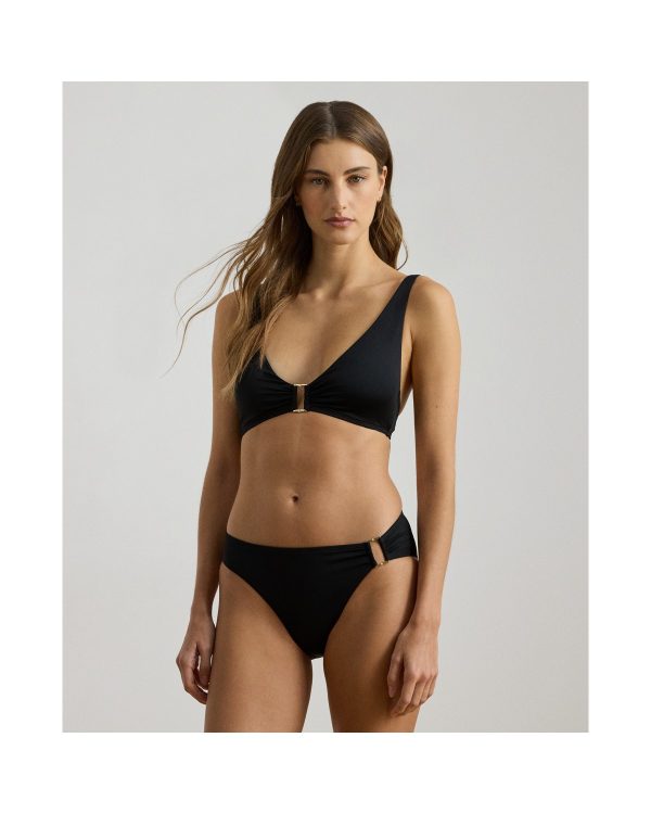 Ralph Lauren Ring-Front Hipster Bikini Bottom