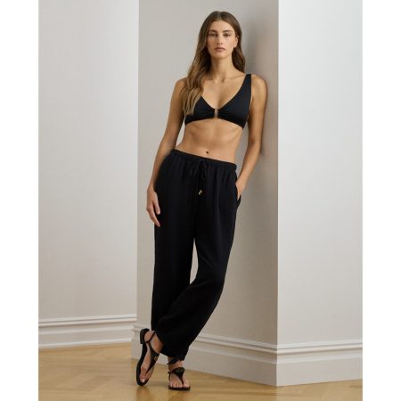 Ralph Lauren Cotton Gauze Drawcord Pant Cover-Up
