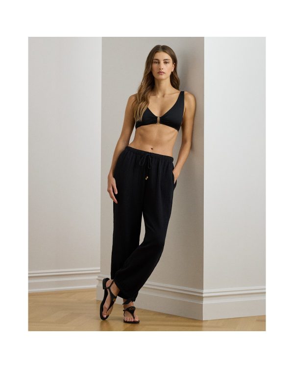 Ralph Lauren Cotton Gauze Drawcord Pant Cover-Up