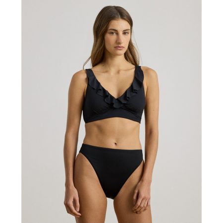 Ralph Lauren Curved Mid-Rise Bikini Bottom