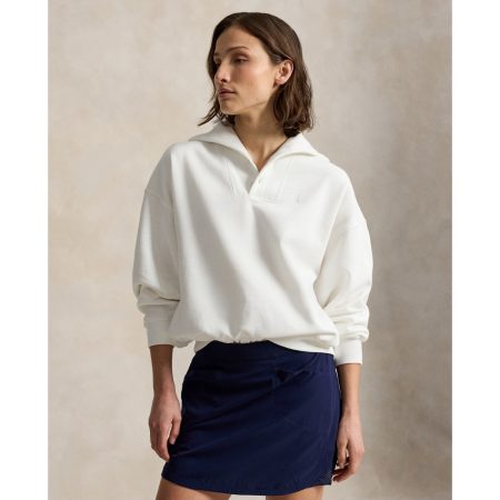 Ralph Lauren Wimbledon Logo Fleece Mockneck