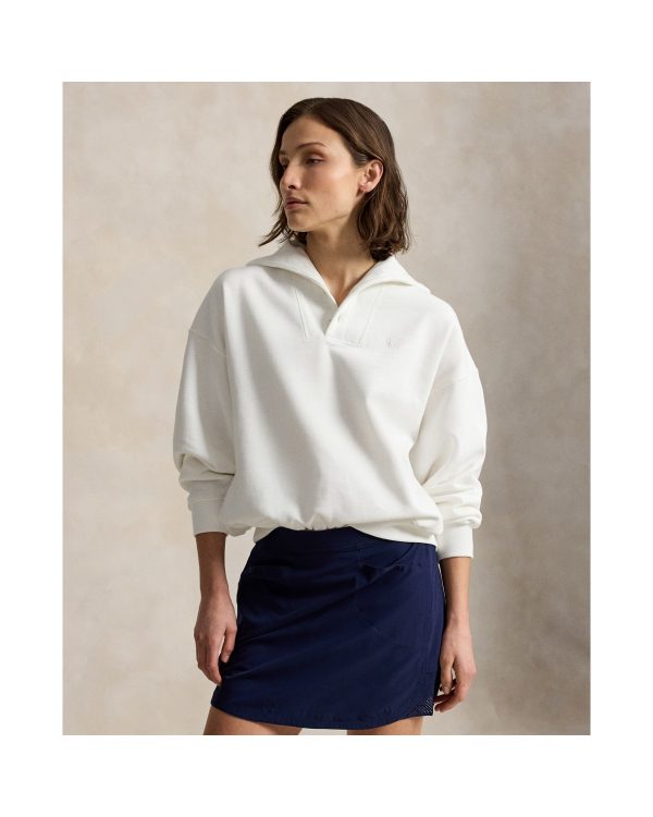 Ralph Lauren Wimbledon Logo Fleece Mockneck