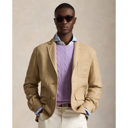 Polo Ralph Lauren Tailored Fit Linen Hopsack Jacket