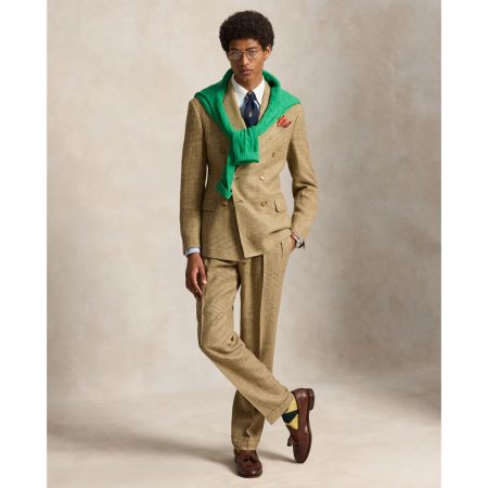 Polo Ralph Lauren Glen Plaid Summer Tweed Suit Trouser