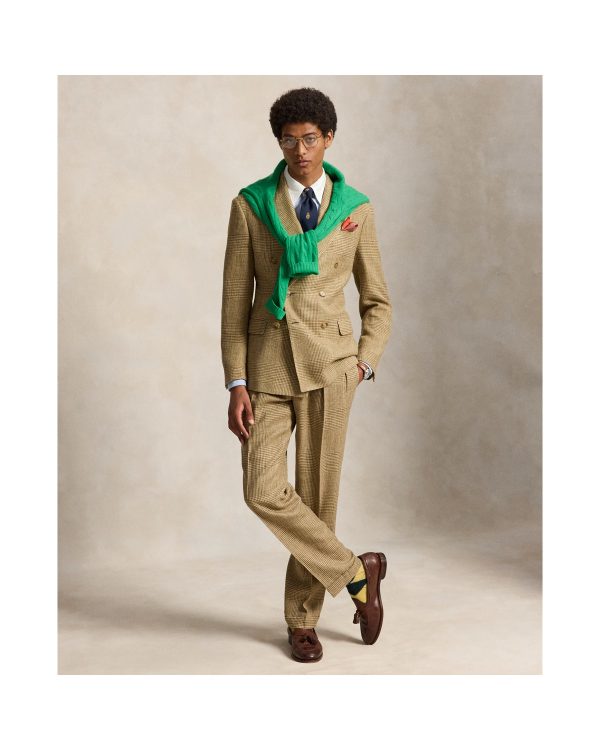 Polo Ralph Lauren Glen Plaid Summer Tweed Suit Trouser