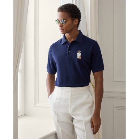 Polo Ralph Lauren Polo Bear Cotton-Cashmere Polo Shirt