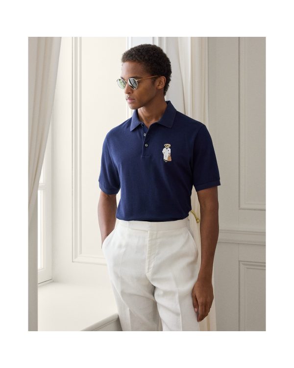 Polo Ralph Lauren Polo Bear Cotton-Cashmere Polo Shirt