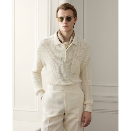 Polo Ralph Lauren Relaxed Fit Silk-Linen Sweater