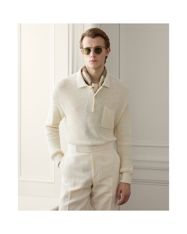 Polo Ralph Lauren Relaxed Fit Silk-Linen Sweater