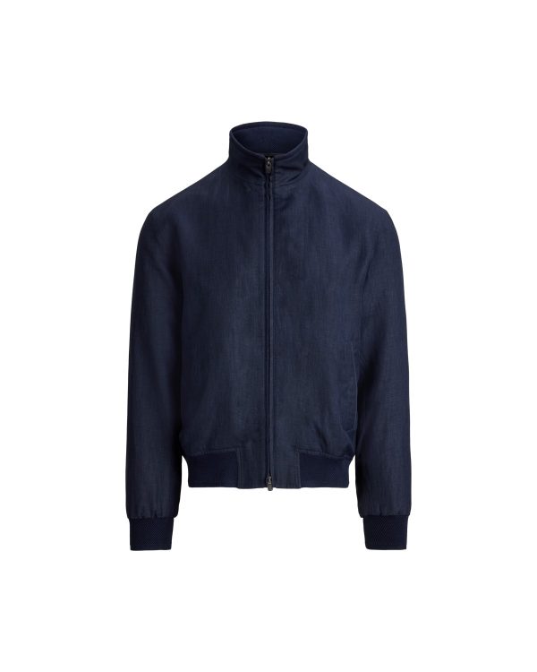 Polo Ralph Lauren Felton Linen-Blend Flight Jacket