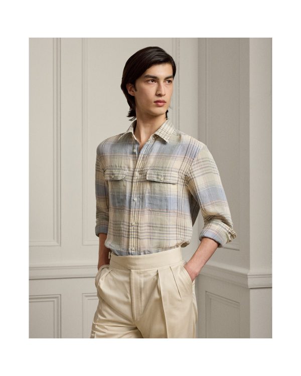 Polo Ralph Lauren Plaid Linen Shirt