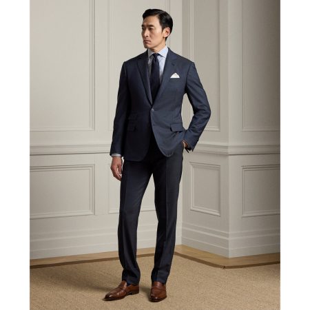 Polo Ralph Lauren Kent Hand Tailored Glen Plaid Wool Suit