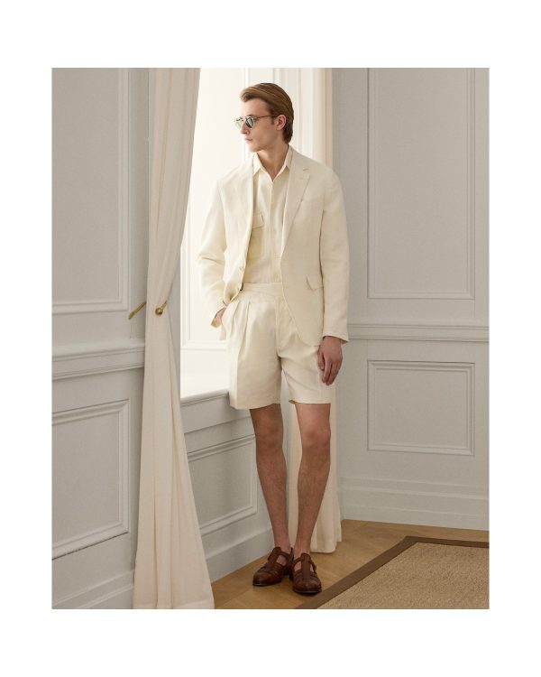 Polo Ralph Lauren Relaxed Fit Hand-Tailored Linen Short