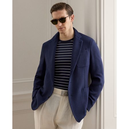 Polo Ralph Lauren Hadley Hand-Tailored Panama-Weave Jacket