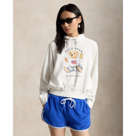 Ralph Lauren Shrunken Fit Polo Bear Terry Hoodie