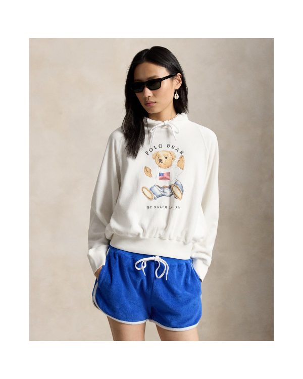 Ralph Lauren Shrunken Fit Polo Bear Terry Hoodie