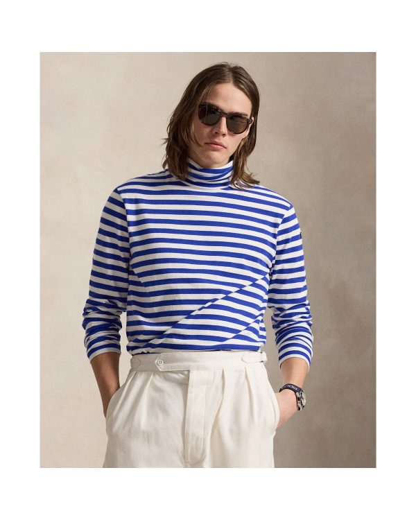 Polo Ralph Lauren Classic Fit Striped Rollneck Pullover