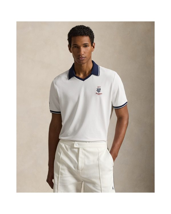 Polo Ralph Lauren Wimbledon Classic Fit Mesh Polo Shirt