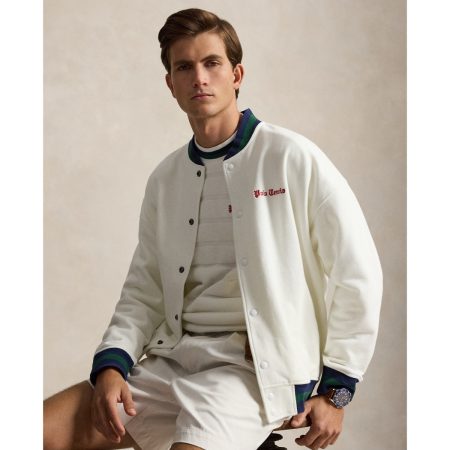 Polo Ralph Lauren Relaxed Fit Fleece Baseball Jacket